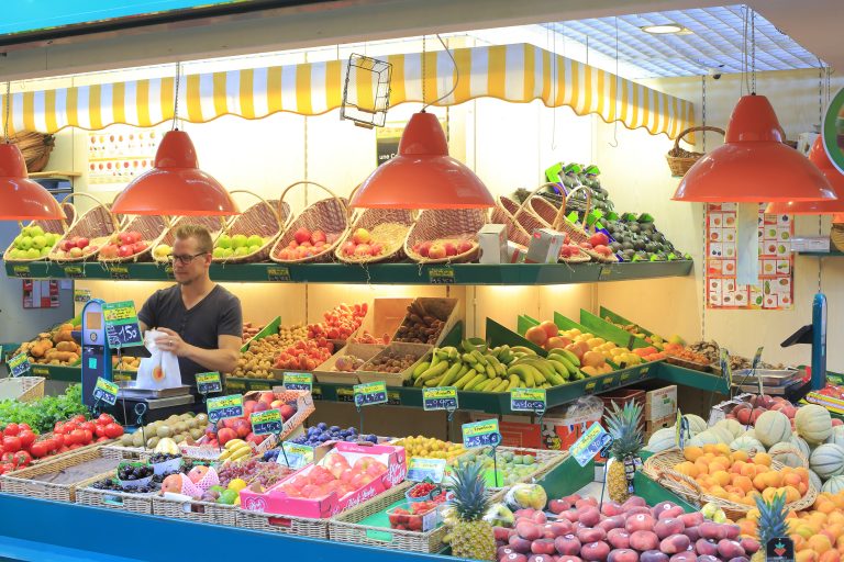 Les commerçants des Halles centrales