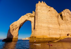 Paddle à Etretat