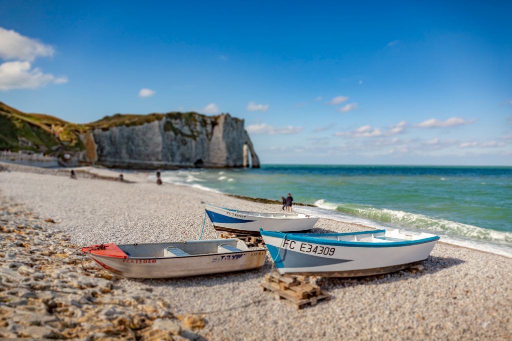 La plage d'Etretat