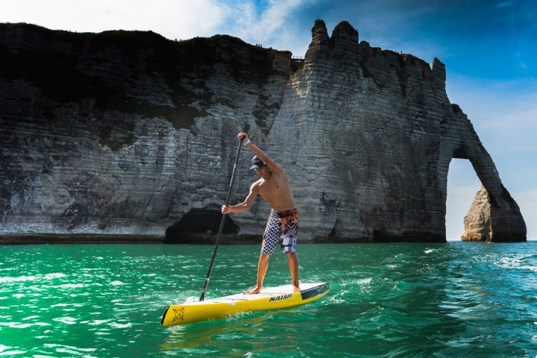 Paddle à Etretat