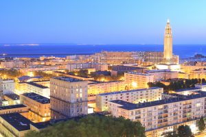 Panorama sur la Ville du Havre depuis l'Hôtel de Ville