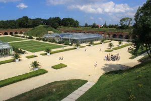 Vue sur l'ancien fort des Jardins Suspendus