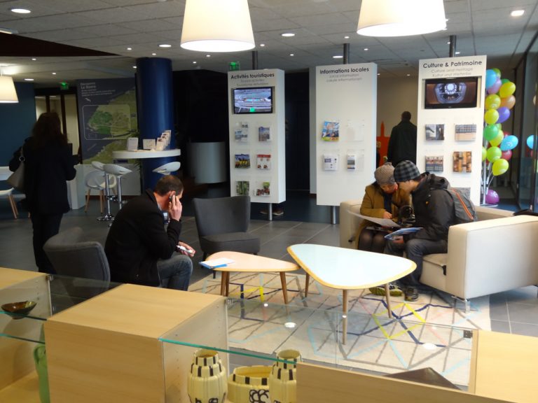 Le Havre, l'office de tourisme, le salon