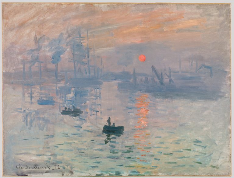 Impression, soleil levant - Tableau de Claude Monet