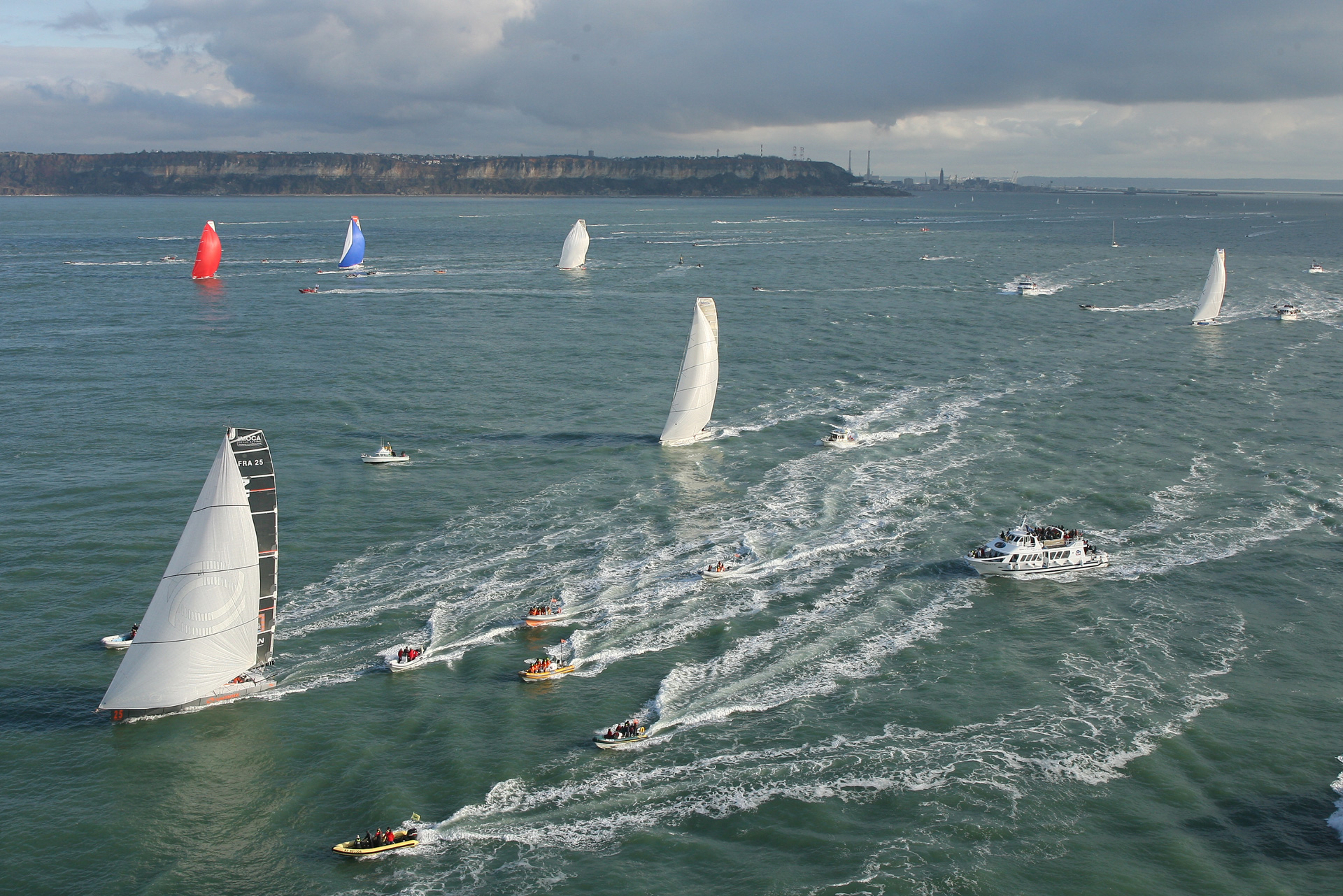Départ de la Transat Jacques Vabre vers l'Amérique latine Départ de la Transat Jacques Vabre vers l'Amérique latine