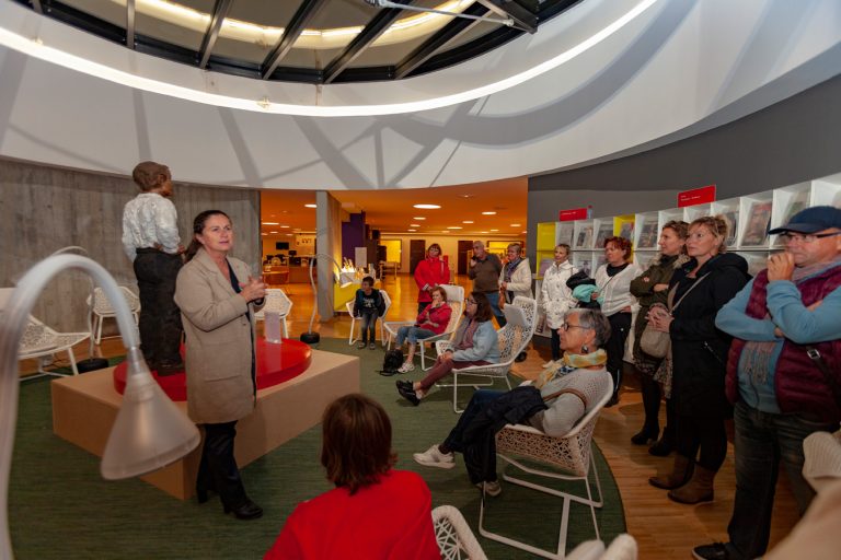 Visite de la bibliothèque Niemeyer lors des Nuits du Tourisme