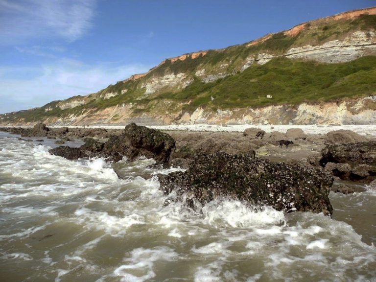 La plage d'Octeville-sur-Mer