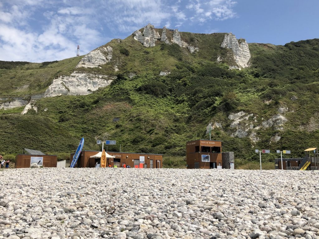 La plage de Saint-Jouin Bruneval