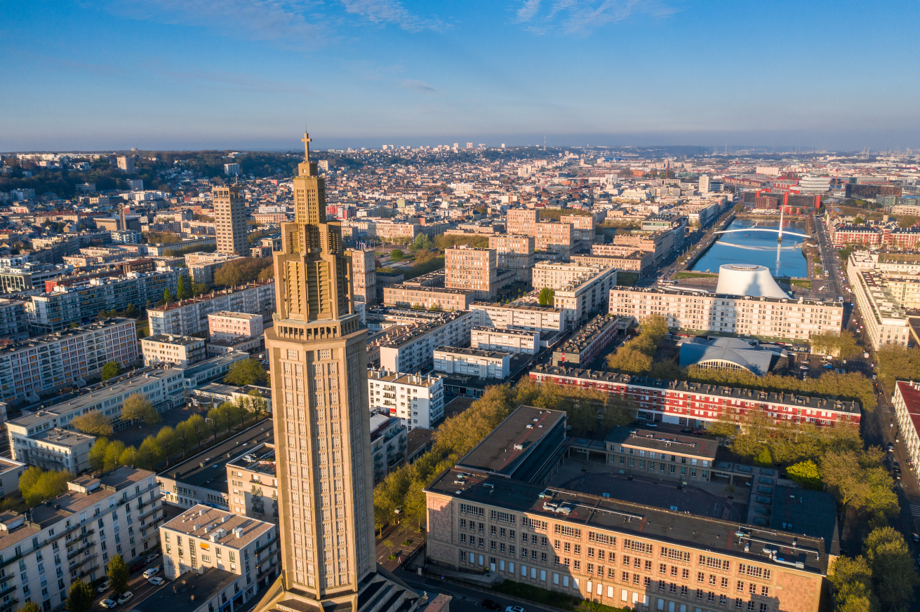 Le Havre vue sur le patrimoine mondial