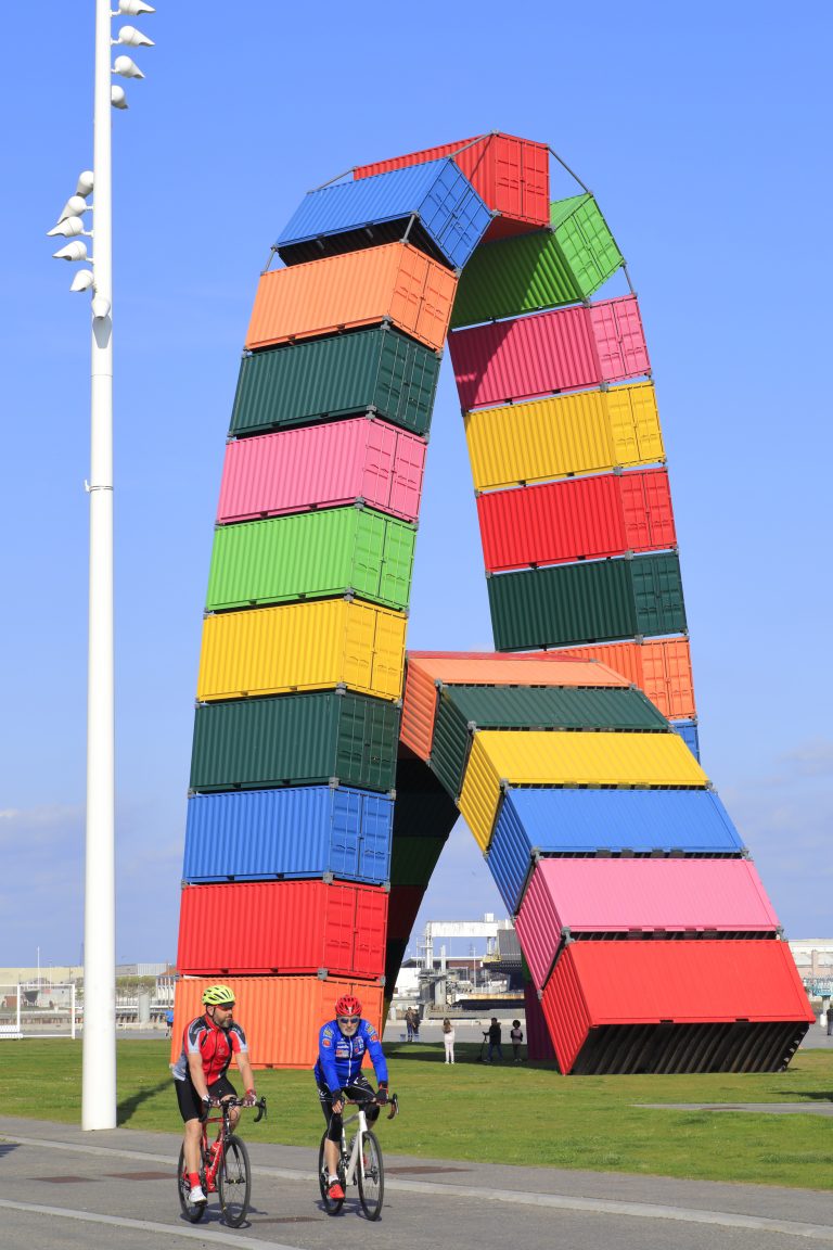 Catène de containers Le Havre