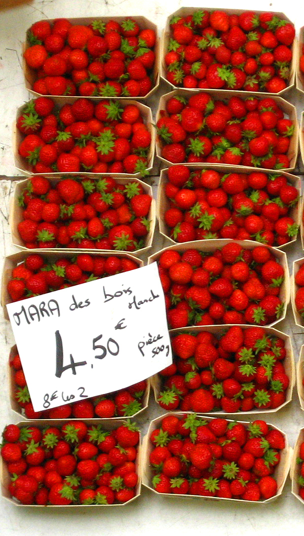 Marché Le Havre fraises