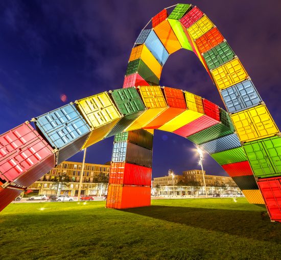 La catene de containers de Vincent Ganivet