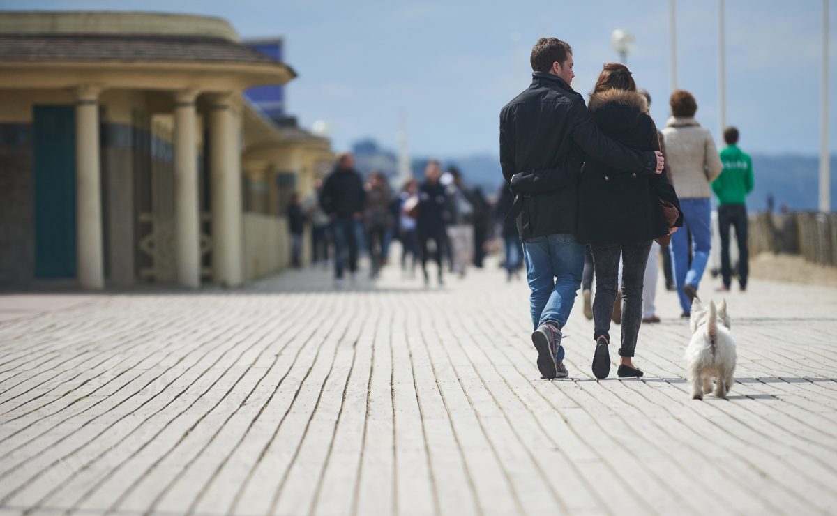 Marcher sur les fameuses Planches