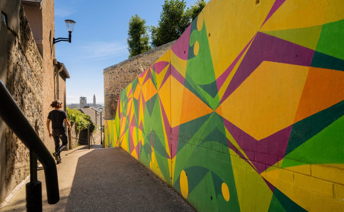 Escalier Le Havre ville haute