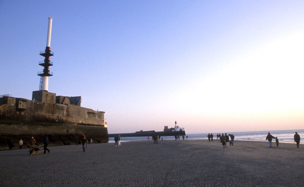 Le Havre, la digue nord