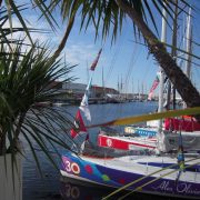 Vue sur le bassin Paul Vatine, durant la Transat Jacques Vabre