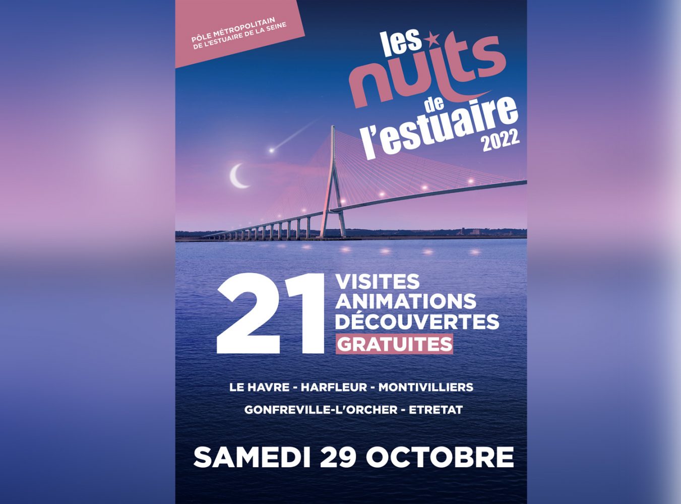 Nuits du tourisme estuaire 2022 Le Havre Etretat