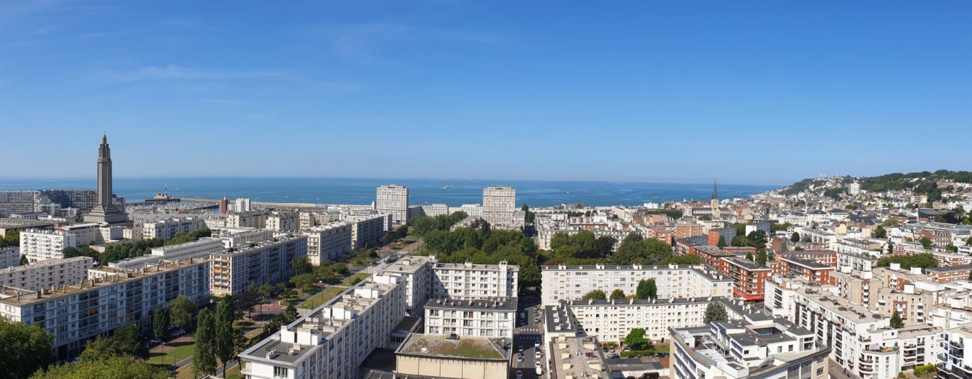 Panoramique vers Porte Océane