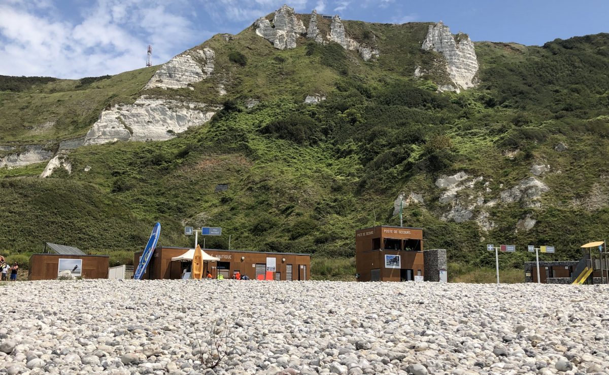 La plage de Saint-Jouin Bruneval