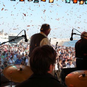 Festival de musique jazz au bord de la mer